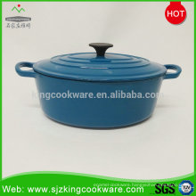 Kitchenware wholesale Blue Enamel Cast Iron Non-stick Saucepan with best price